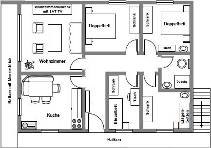 Grundriss Obergeschoss